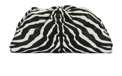 Oversized Zebra Pouch, front view